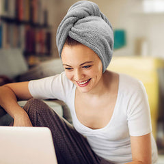 Soft Hair Drying Cap Coral Fleece Towel Absorbent Quick-drying Shower Cap