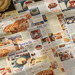 Vintage Scrapbook Paper Pack - 60pcs, Junk Journal Supplies