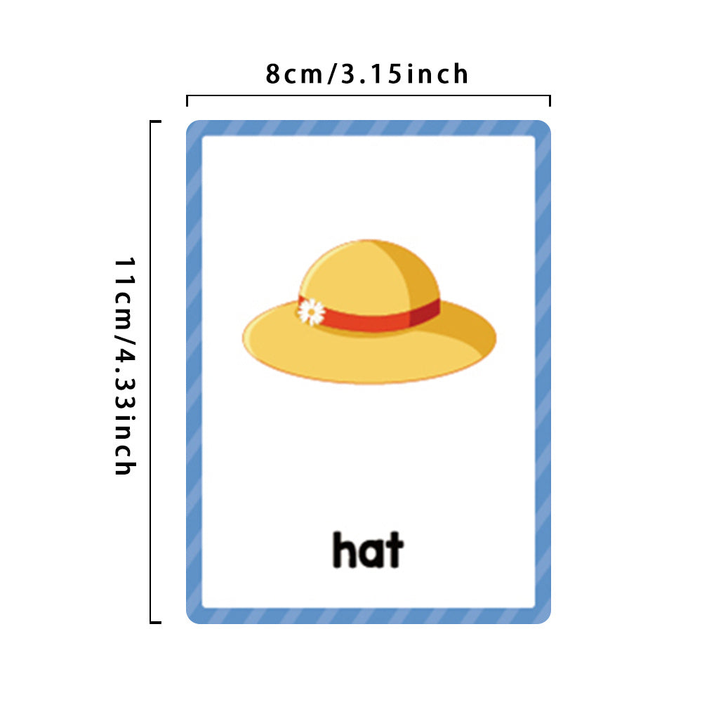 15 Clothing Flashcards for Kids - Educational Vocabulary Cards for Boys