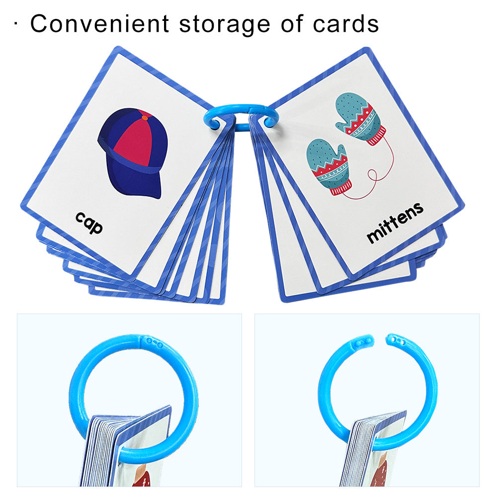 15 Clothing Flashcards for Kids - Educational Vocabulary Cards for Boys
