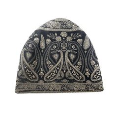 Boho Paisley Print Slouchy Beanie Hats Lightweight Chemo Cap