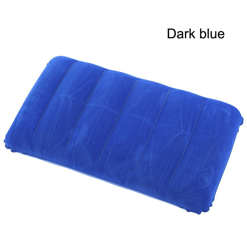 PVC Flocked Inflatable Nap Pillow for Camping
