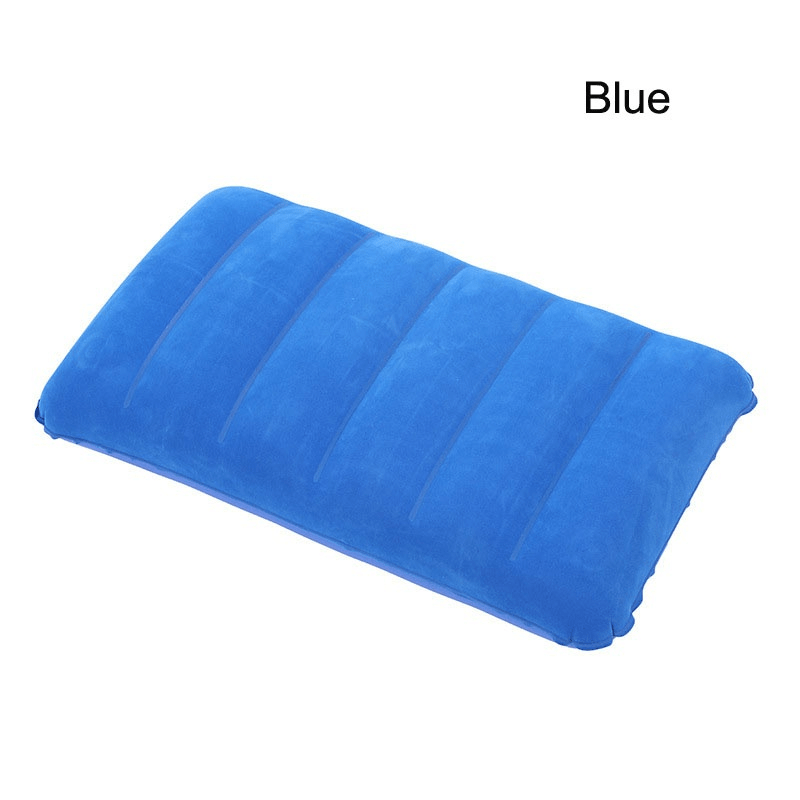 PVC Flocked Inflatable Nap Pillow for Camping