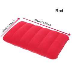 PVC Flocked Inflatable Nap Pillow for Camping