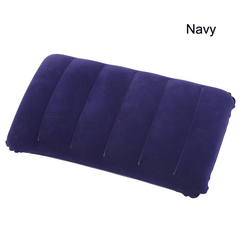 PVC Flocked Inflatable Nap Pillow for Camping