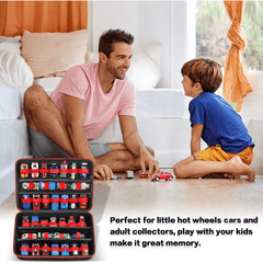 Toy Storage Organizer Case for 36 Toys in Car