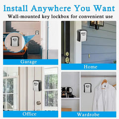 Portable Combination Lockbox For House and Car Keys