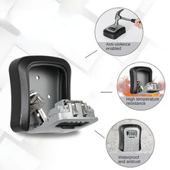 Portable Combination Lockbox For House and Car Keys