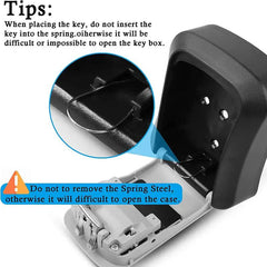 Portable Combination Lockbox For House and Car Keys