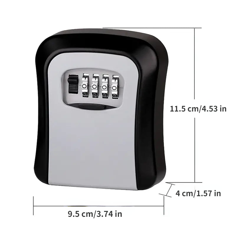 Portable Combination Lockbox For House and Car Keys
