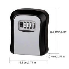 Portable Combination Lockbox For House and Car Keys