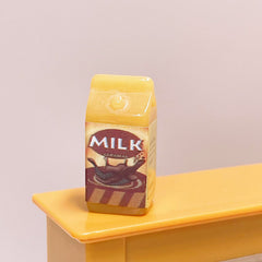 Mini Milk Box Fruit & Milk Decorative Gadget Food Game Model Prop
