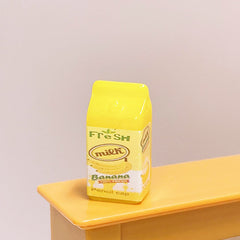 Mini Milk Box Fruit & Milk Decorative Gadget Food Game Model Prop