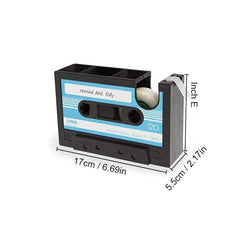 Retro Cassette Desktop Storage Pen Holder Tape Holder Office Stationery