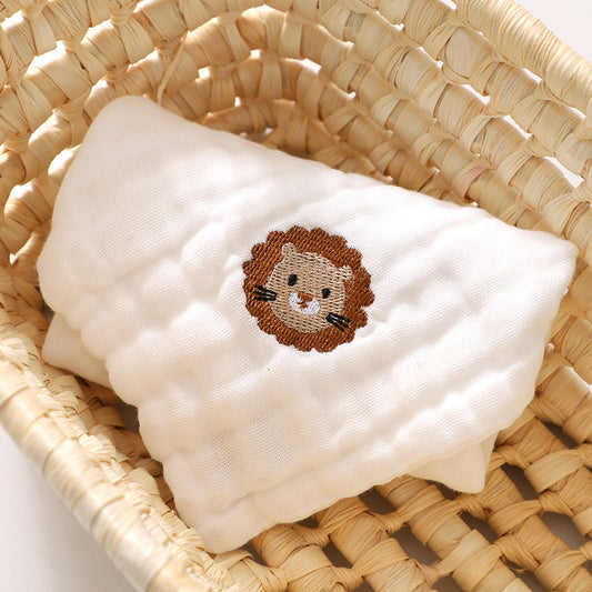 Summer Baby Drooling Towel, High Value, Thin, 6-Layer Gauze