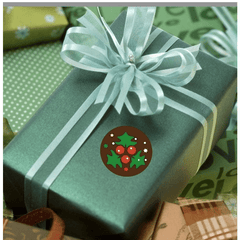 500pcs Merry Christmas Snowman Elk Sticker Roll Gift Decoration