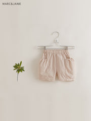 MARC&JANIE Girls Elastic Cargo Shorts for Vacation Summer Outfit
