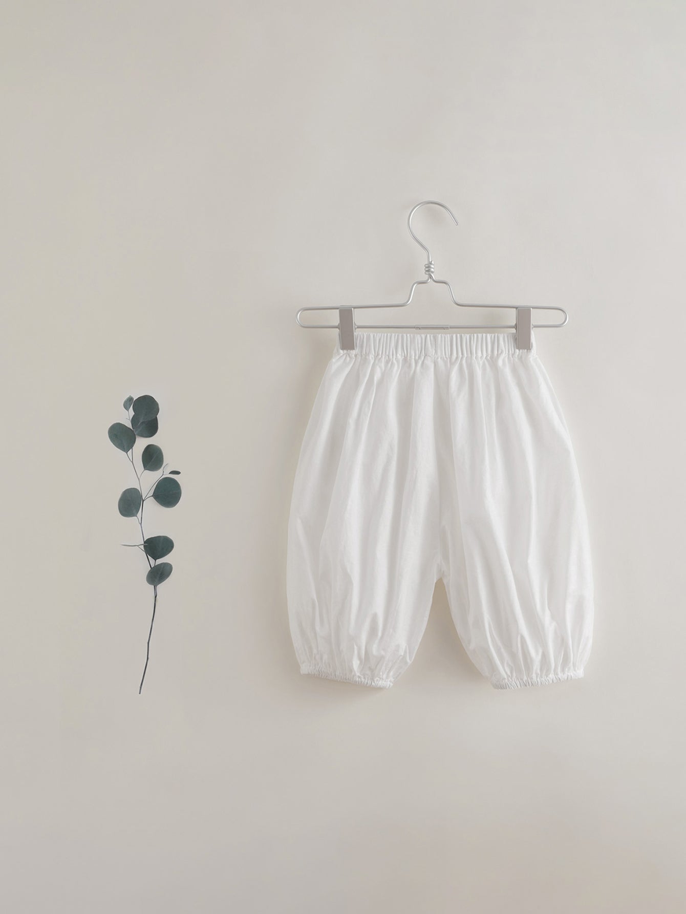 MARC&JANIE Girls Linen Capris Elastic Waist Cropped Pants