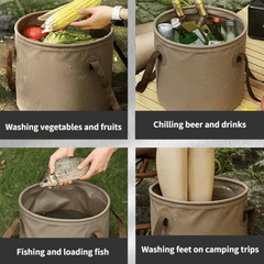 Waterproof Bucket Storage Bag Portable Laundry Bag