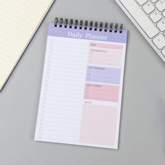35 Sheets Daily Planner Notepad Undated Tear Off To-Do List Organizer