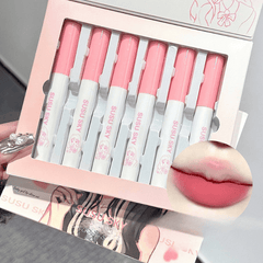 Betty Girl Lip Mud 6 Pk Set Long Lasting Brightening Lipstick Gloss