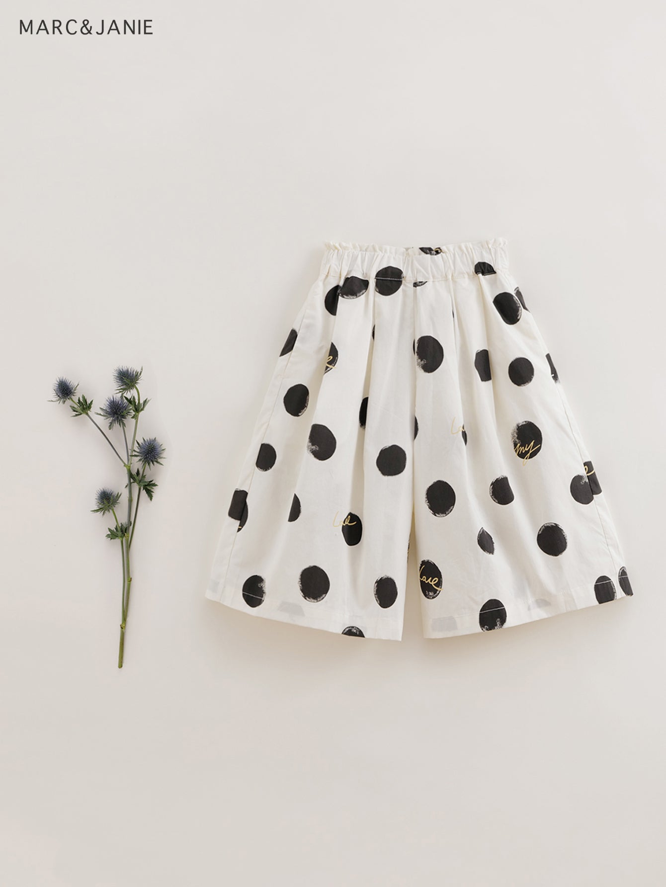 MARC&JANIE Girls Polka Dots Wide Leg Pants Summer Clothes
