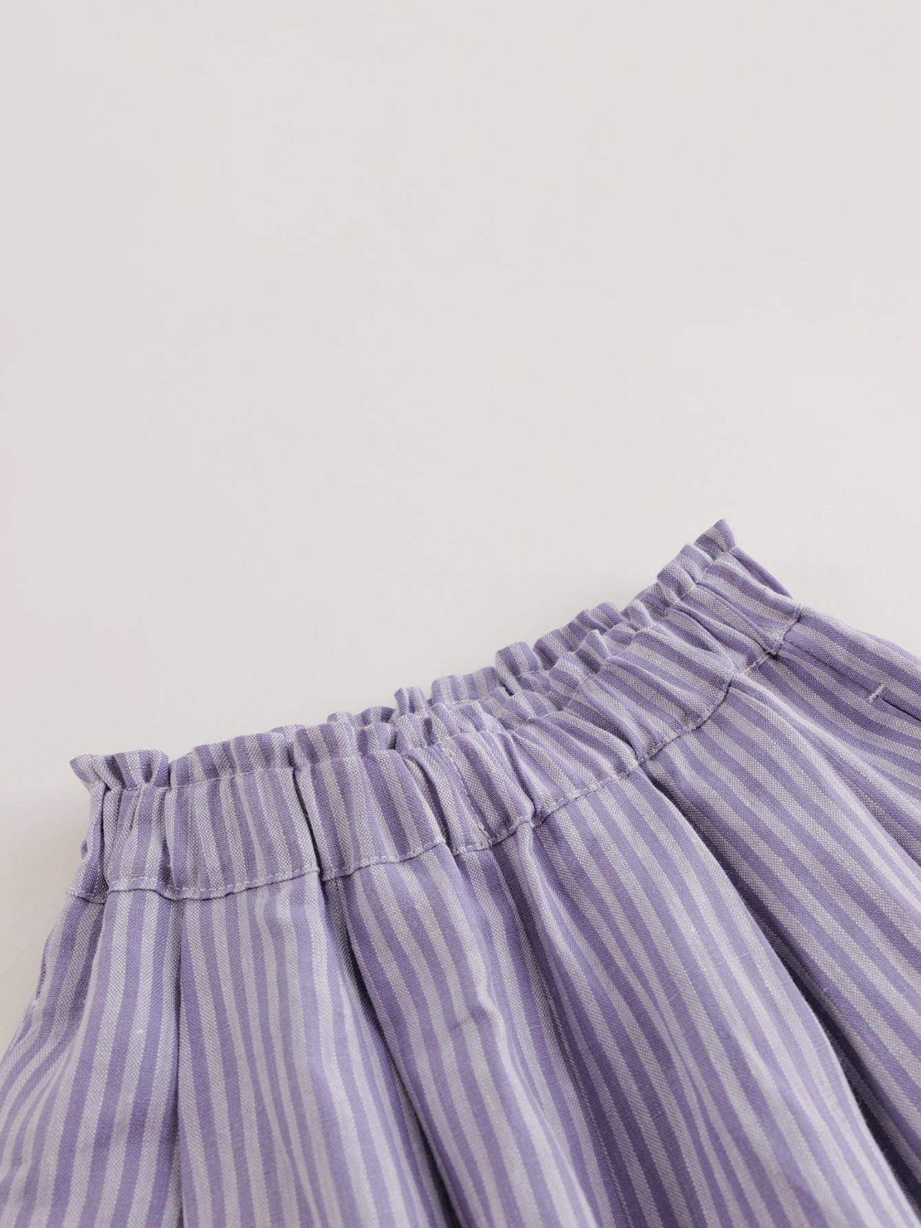 MARC&JANIE Girls Linen Stripe Wide Leg Pants