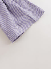 MARC&JANIE Girls Linen Stripe Wide Leg Pants