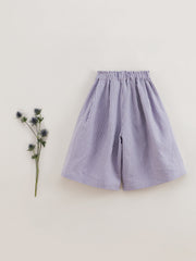 MARC&JANIE Girls Linen Stripe Wide Leg Pants