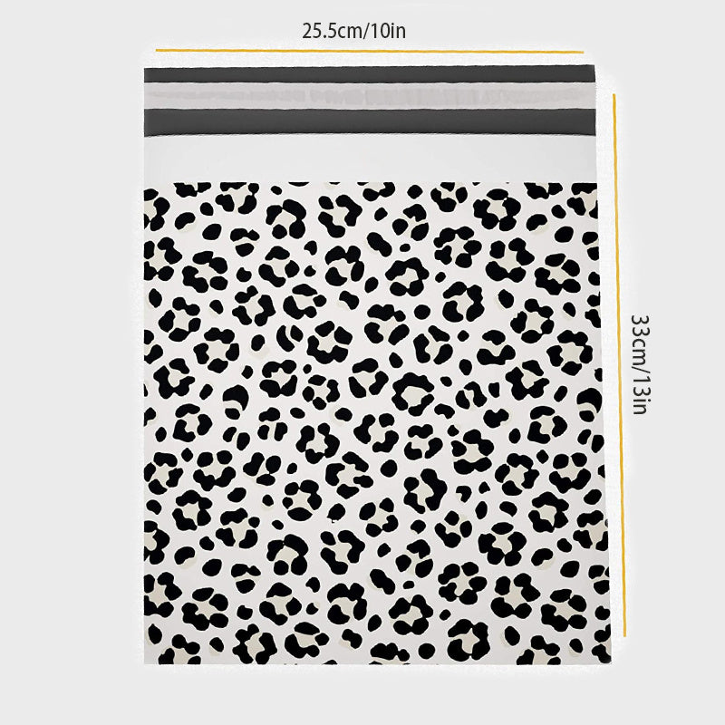 Thickened Printed Bags 25.4x33.02 Cm No Padded Envelopes Leopard Printed