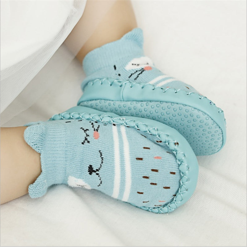 Baby Socks With Rubber Soles Infant Baby Socks Anti Slip Soft Sole Sock