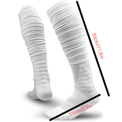 Men's Breathable Knee Socks Football Basketball Running