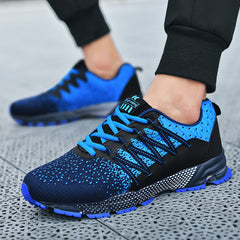 Men's Lace up Sneakers Lightweight Breathable Athletic Shoes