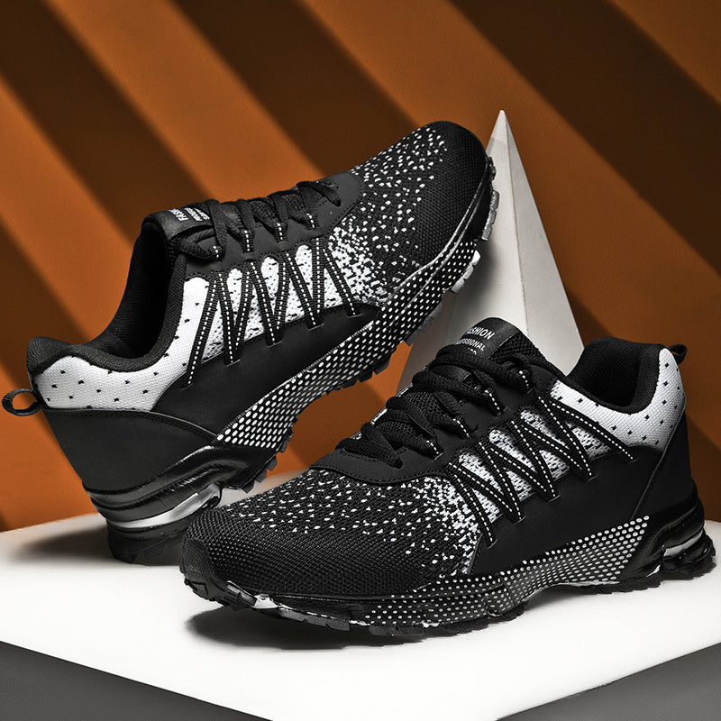 Men's Lace up Sneakers Lightweight Breathable Athletic Shoes