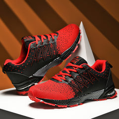 Men's Lace up Sneakers Lightweight Breathable Athletic Shoes