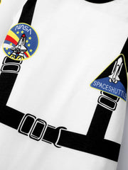 Baby Boy Astronaut Cosplay Party Onesie Clothes Long Sleeve Cartoon Romper