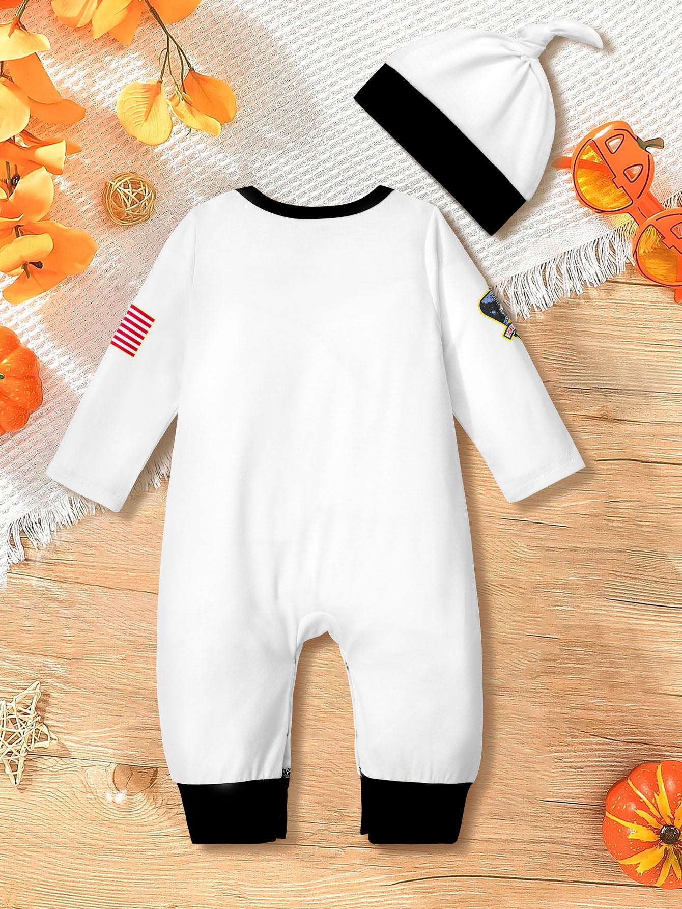 Baby Boy Astronaut Cosplay Party Onesie Clothes Long Sleeve Cartoon Romper