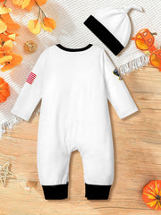Baby Boy Astronaut Cosplay Party Onesie Clothes Long Sleeve Cartoon Romper