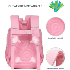 Rabbit Unicorn Girls Backpack Kindergarten Lightweight School Bag