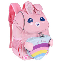 Rabbit Unicorn Girls Backpack Kindergarten Lightweight School Bag