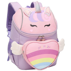 Rabbit Unicorn Girls Backpack Kindergarten Lightweight School Bag