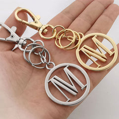 Creative Hollow Round Keychain Pendant Backpack Ornament