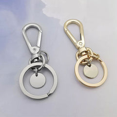Creative Hollow Round Keychain Pendant Backpack Ornament