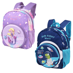 Kids' Cartoon Mermaid Dinosaur Astronaut Unicorn Backpack