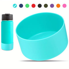 Silicone Cup Bottom Sleeve Anti Slip Cover For 12-40 Oz Vacuum Cups & Bottles