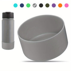 Silicone Cup Bottom Sleeve Anti Slip Cover For 12-40 Oz Vacuum Cups & Bottles