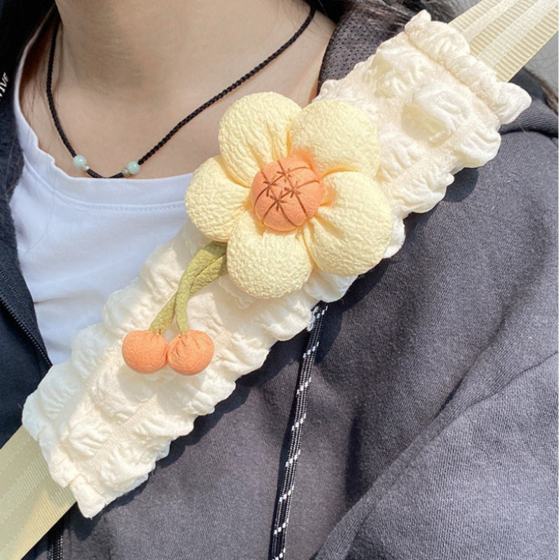 Sunflower Car Seat Belt Shoulder Pad Anti Strangulation Protector
