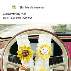 Sunflower Car Seat Belt Shoulder Pad Anti Strangulation Protector