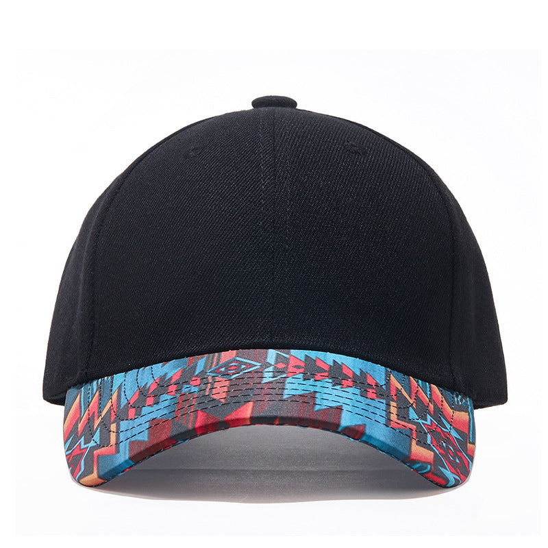 Sunshade Embroidery Print Adjustable Baseball Cap for Outdoor Sport