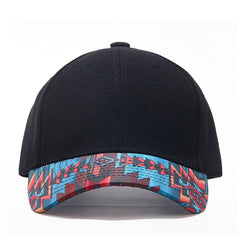 Sunshade Embroidery Print Adjustable Baseball Cap for Outdoor Sport